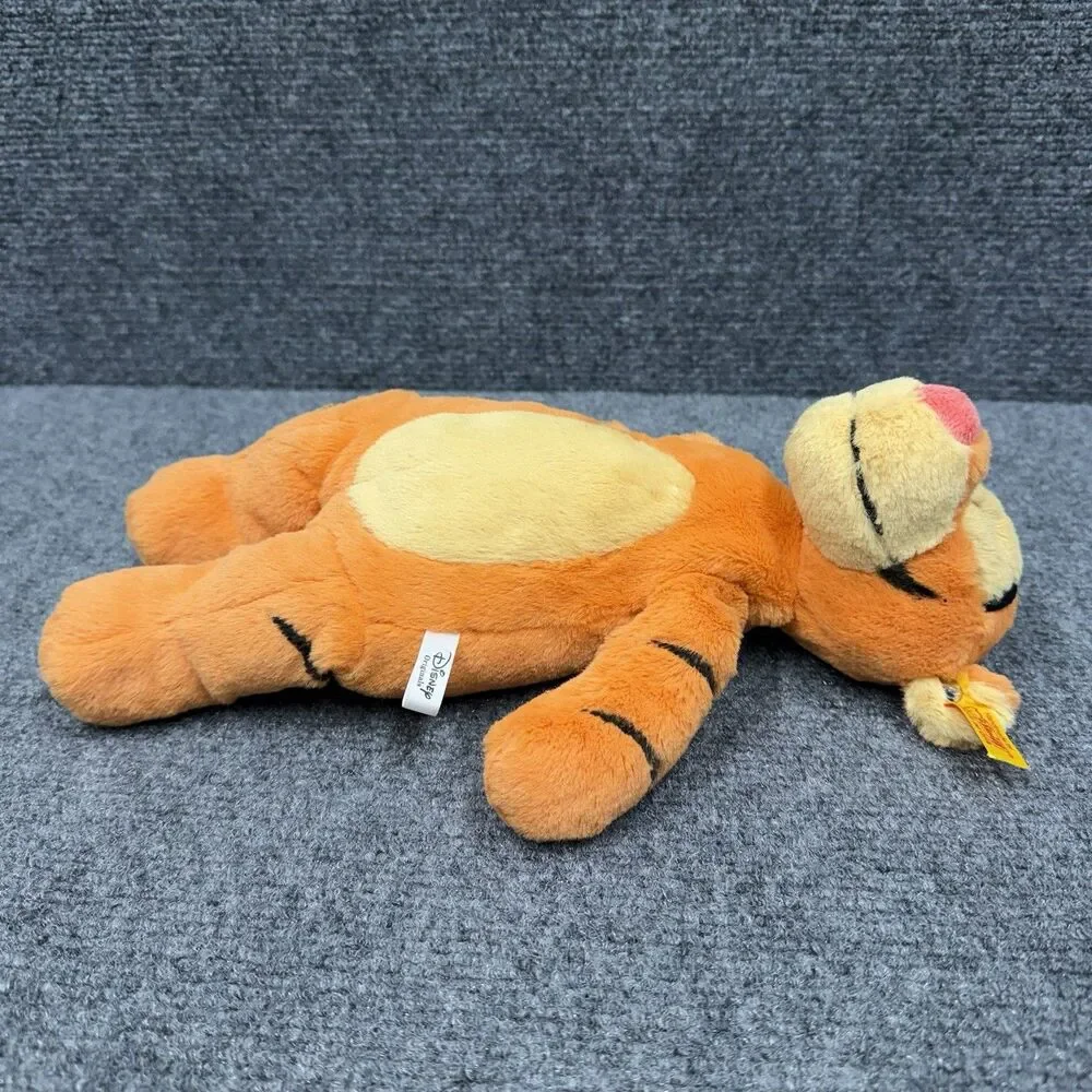 Disney Originals Steiff Tigger Winnie The Pooh Plush Stuffed Animal Orange